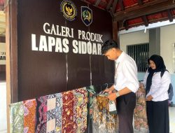 GIATJA Lapas Sidoarjo Tampilkan Karya Warga Binaan, dari Sambal hingga Batik