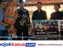 Wayang Kulit Ruwah Dusun Legupit Ramai hingga Dini Hari