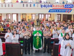 Kapolres Pasuruan Sambangi Gereja Santa Theresia, Perkuat Toleransi Beragama