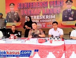 Sindikat Penipuan Lintas Negara Dibongkar Satreskrim Polresta Sidoarjo.