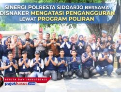 Turunkan Angka Pengangguran, Polresta Sidoarjo Bersinergi Bersama Disnaker.
