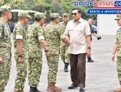 Danrem Kohir Sambut Menhan RI di Juanda, Perkuat Sinergi TNI
